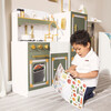  Versailles Deluxe Classic Play Kitchen, Olive green - Play Kitchens - 6