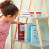 Fantasy Fields by Teamson Kids - Simplicity Pyramid Shelf Bookcase Kids Furniture, Grey - Woodens - 6