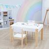 Fantasy Fields by Teamson Kids -  Play table & Chairs 3 pcs set with storage and 2 way table top, White - Play Tables - 5