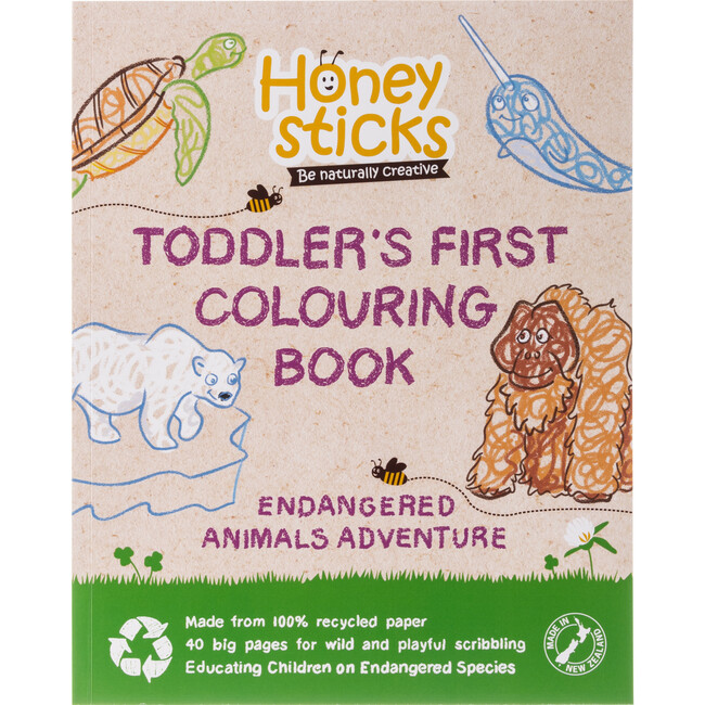 Toddler's First Coloring Book, Endangered Species Adventure - Arts & Crafts - 1