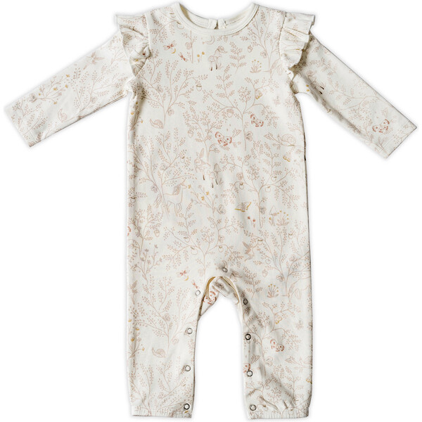 Ruffle Romper, Secret Garden - Pehr Rompers | Maisonette