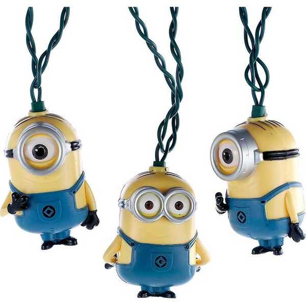 UL 10Light Despicable Me Minions Set Kurt Adler Nutcrackers & Accents