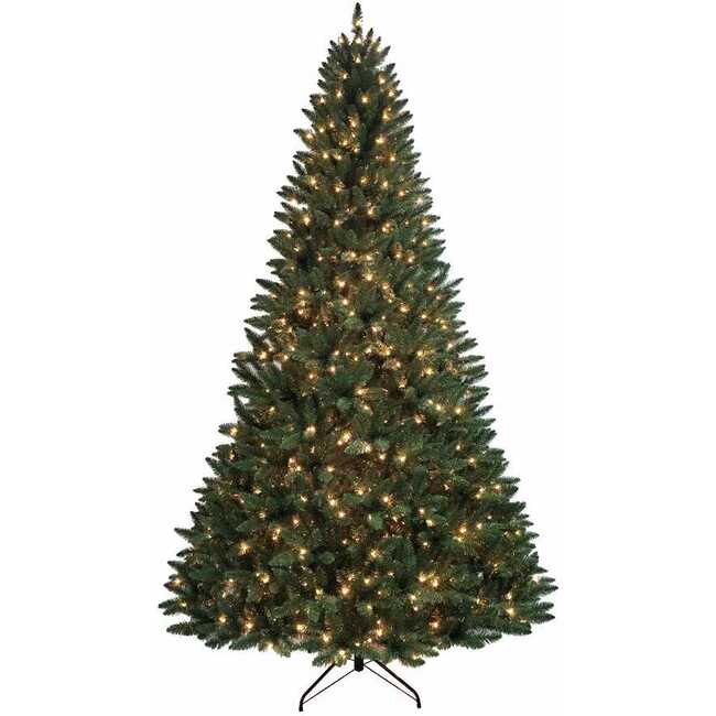 9-Foot Pre-Lit Clear Incandescent Point Pine Tree - Trees - 1