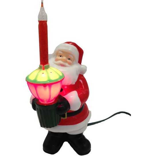 7-Inch Injection Mold Santa Bubble Light Tabletop Decoration - Accents - 1
