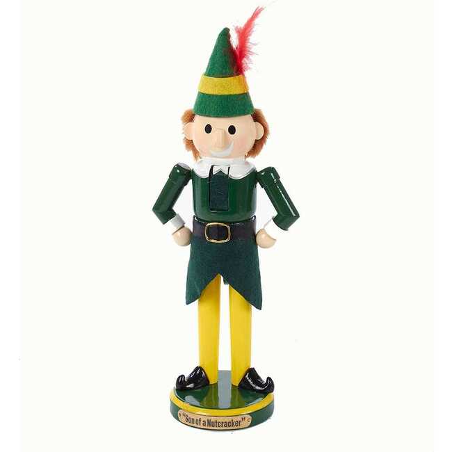 11-Inch Wooden Buddy the Elf Nutcracker - Nutcrackers - 1
