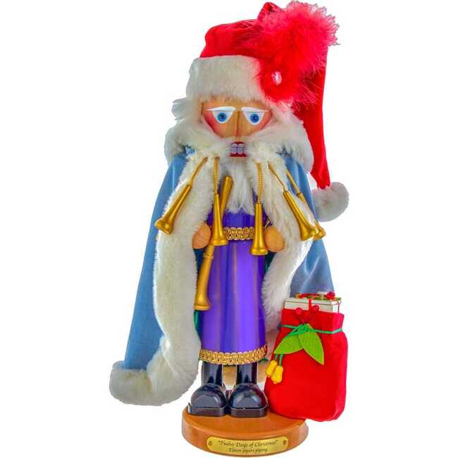 18-Inch Limited Edition Steinbach Twelve Days of Christmas Eleven Pipers Piping Nutcracker - Nutcrackers - 1