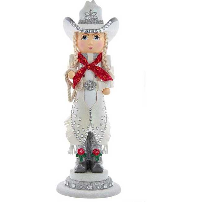 18-Inch Hollywood Rhinestone Cowgirl Nutcracker - Nutcrackers - 1
