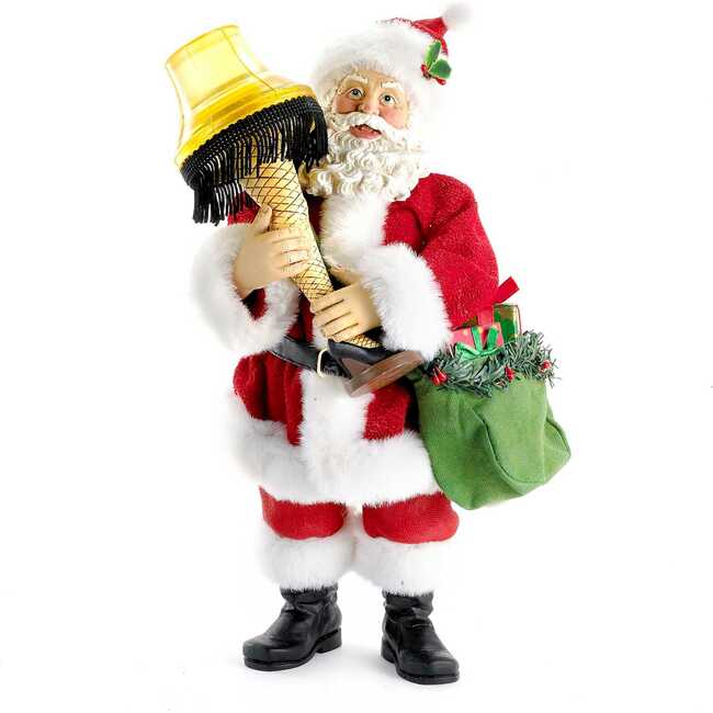 10-Inch Leg Lamp Fabriché Santa with Light - Accents - 1