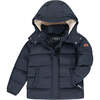 Wild Lunar Puffer, Matte Ink Navy - Parkas - 1 - thumbnail