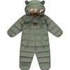 Quilted Onesie, Sage - Bunting - 1 - thumbnail