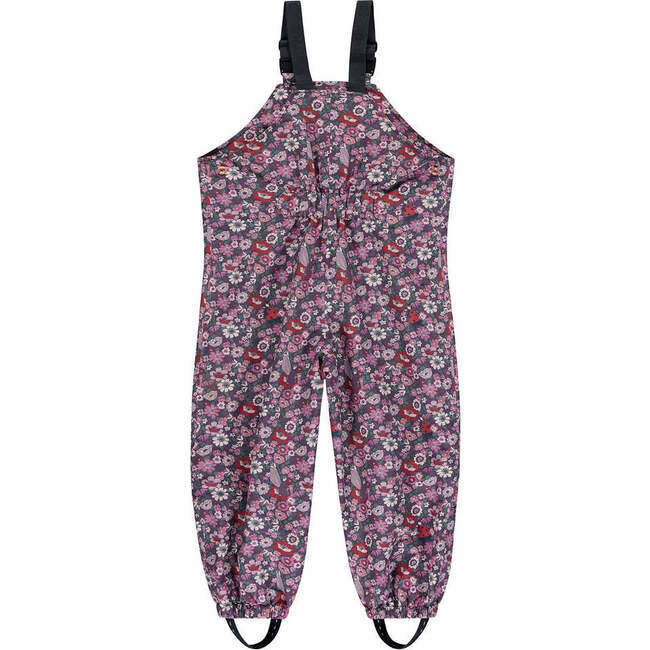 Waterproof Dungarees, Wild Pink Rose Garden - Overalls - 3