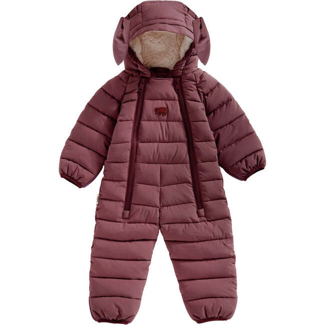 Quilted Onesie, Berry Töastie Kids Outerwear