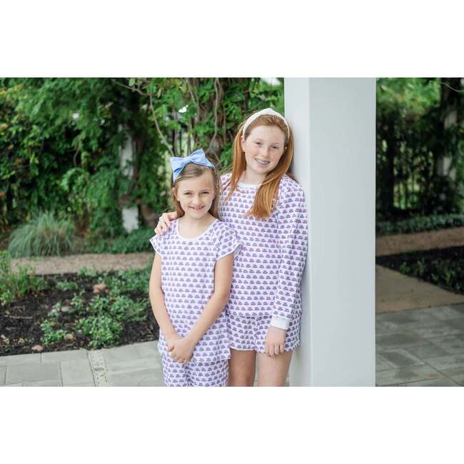 Stella Cotton Sweatshirt Short Set, Let's Roll Pink - Mixed Apparel Set - 4