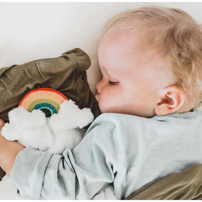 LUCY DARLING  Little Rainbow Lovey Blanket