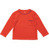Edward Long Sleeve, Oso Red - Shirts - 1 - thumbnail