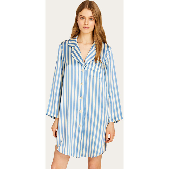 Women's Jillian Night Shirt, Periwinkle - Pajamas - 2