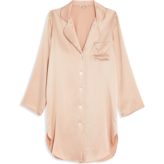 Women's Jillian Night Shirt, Rose Smoke - Pajamas - 1