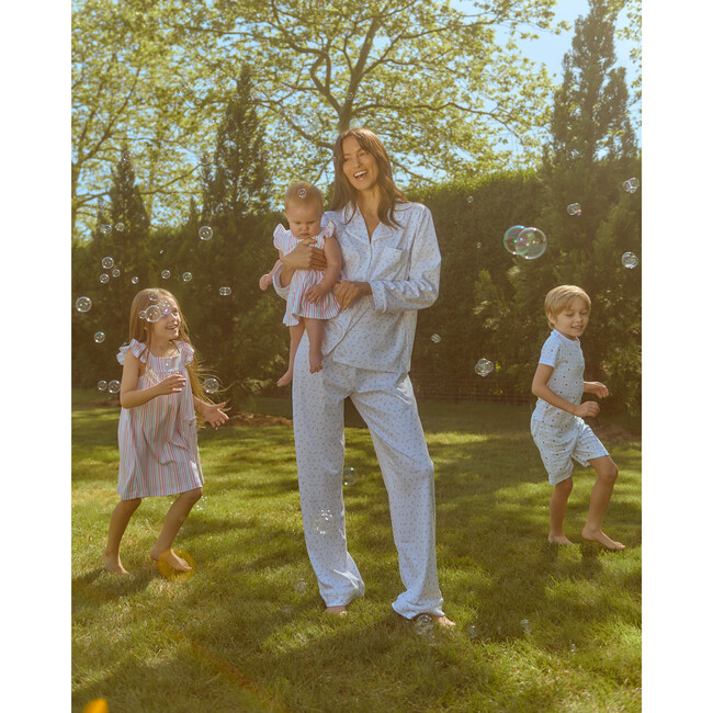 Bloom Wind Adult Pyjama, Blue - Pajamas - 3