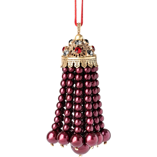 Hanging Pearl Tassel, Plum - Ornaments - 1