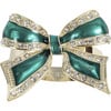 Enamel Bow Placecard Holders, Green - Tabletop - 1 - thumbnail