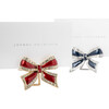 Enamel Bow Placecard Holders, Red - Tabletop - 2