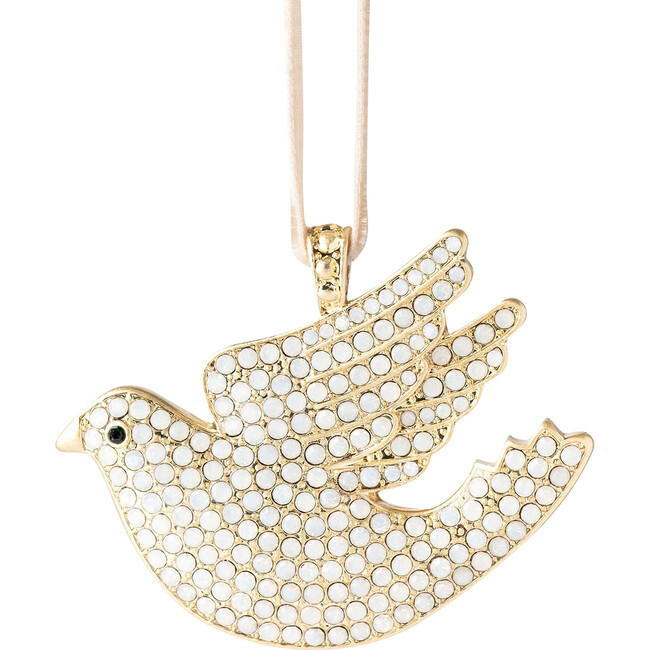Dove Hanging Ornament, Gold