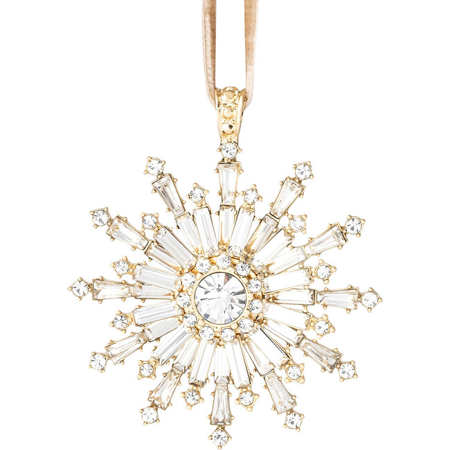 Dazzling Snowflake Hanging Ornament, Crystal
