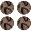 Animal Print Coasters, Bronze - Tabletop - 1 - thumbnail