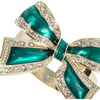 Enamel Bow Placecard Holders, Green - Tabletop - 5