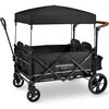 Pull & Push Quad Stroller Wagon 4 Seater, Black - Travel Systems - 1 - thumbnail