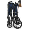 Pull & Push Double Stroller Wagon 2 Seater, Navy - Double Strollers - 5