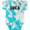 Personalized Tie-Dye Bodysuit, Blue Tie-Dye - Onesies - 2