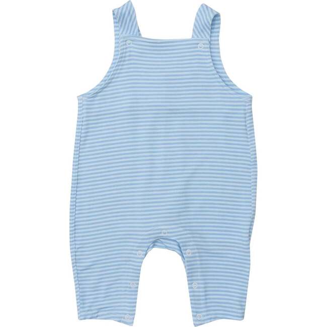 Organic Cotton French Terry Overalls, Salmon - One Pieces - 1