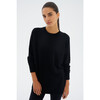 Warm Up Fleece Tunic, Black - Sweatshirts - 2
