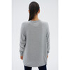 Warm Up Fleece Tunic, Heather Grey - Sweatshirts - 3 - thumbnail