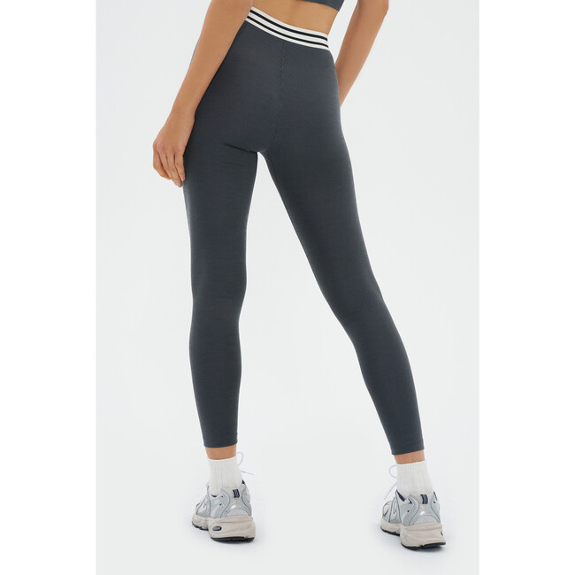 Bailey High Waist Active Rib 7/8, Heather Grey - Leggings - 3