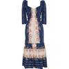 Blue Hill Dress, Ditzy Stripe Midnight - Dresses - 2 - thumbnail