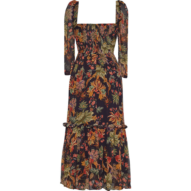 Estela Dress, Multi Jacobean Black - Dresses - 3