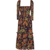 Estela Dress, Multi Jacobean Black - Dresses - 3