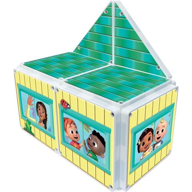 CoComelon® Schooltime Songs Magna-Tiles Structure Set, Ages 3+, 36 Pieces by CreateOn - STEM Toys - 1