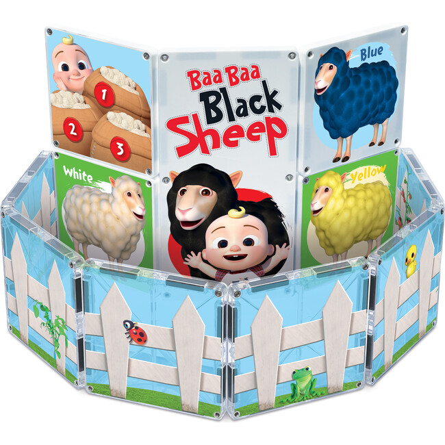 CoComelon® Farmyard Songs Magna-Tiles Structure Set, Ages 3+, 19 Pieces by CreateOn - Magnetic Tiles - 3