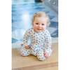 Parker Pima Cotton Zipper Pajama, Turkey Trot Blue - Pajamas - 3