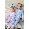 Parker Pima Cotton Zipper Pajama, Turkey Trot Pink - Pajamas - 6