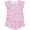 Emery Pima Cotton Short Set, Soccer Shots Pink - Mixed Apparel Set - 1 - thumbnail