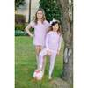 Emery Pima Cotton Short Set, Soccer Shots Pink - Mixed Apparel Set - 6