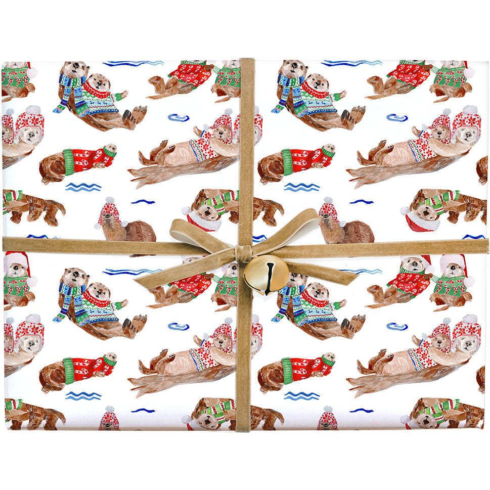 Santa Cat & Mouse Gift Wrap – Lana's Shop