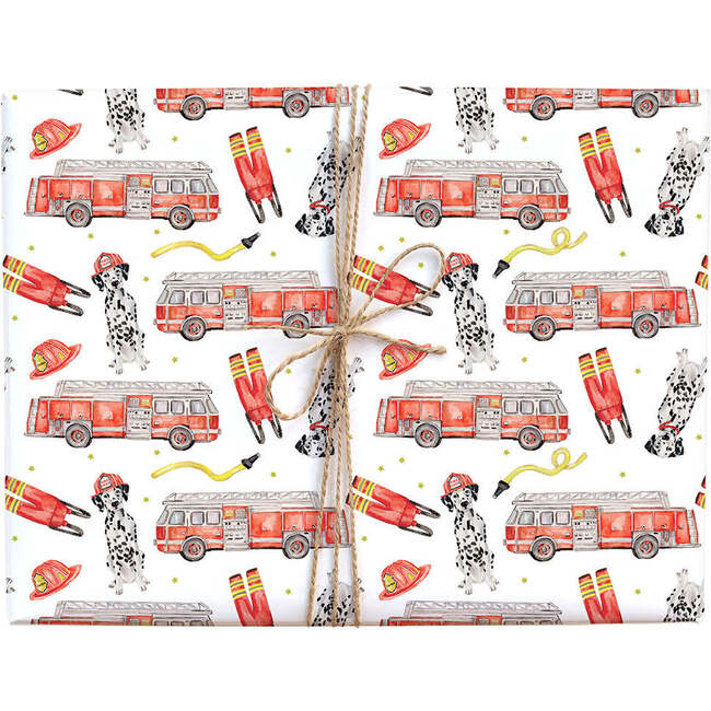 Fire Truck Friends Gift Wrap - Paper Goods - 1
