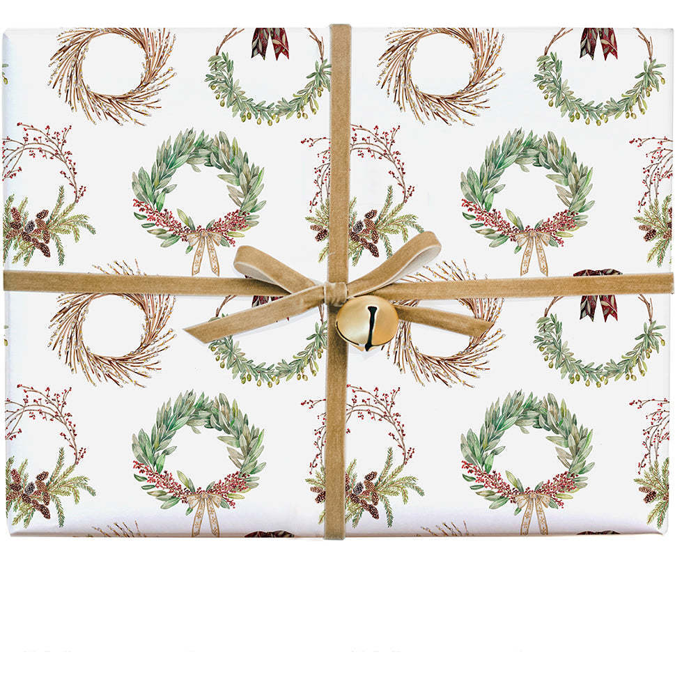 Holiday Wreath Gift Wrap – Lana's Shop