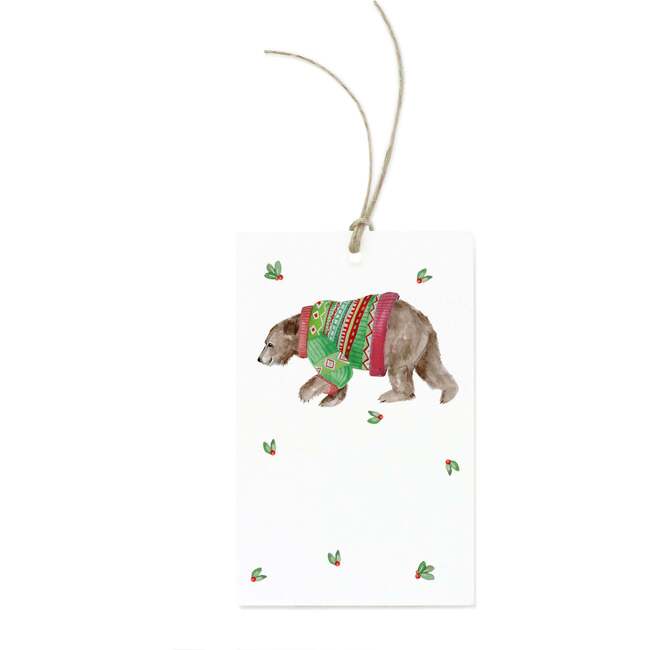 Christmas Party Bear Gift Tags