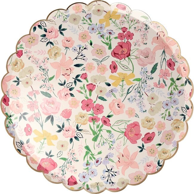 Set of 8 English Garden Dinner Plates, Multi - Tableware - 2